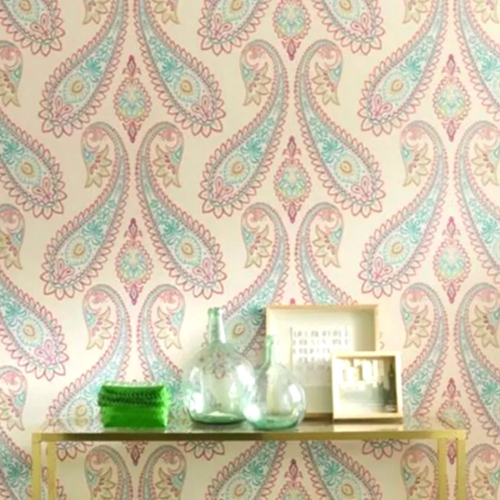 Osborne & Little NIZAM Grand Tour Collection Wallpaper Paisley Motif England NEW